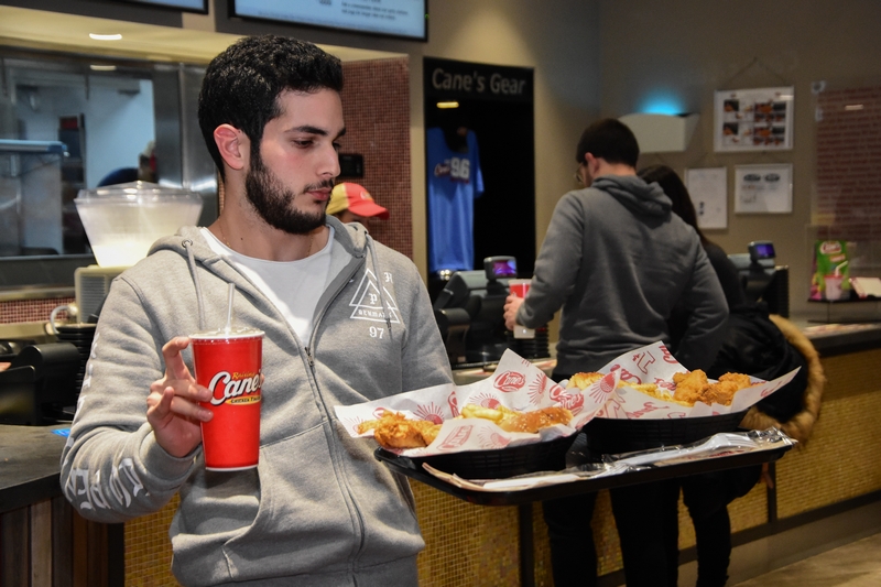 Opening of Raising Cane's